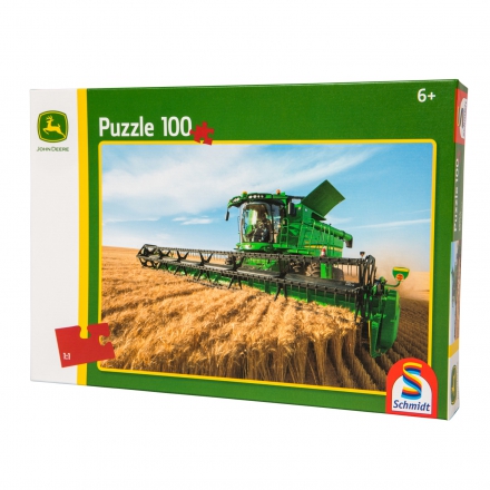 Puzzle John Deere kombajn S690 Schmidt, 100 dílků