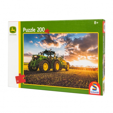 Puzzle, traktor John Deere 6150R s vozem 200 dílků