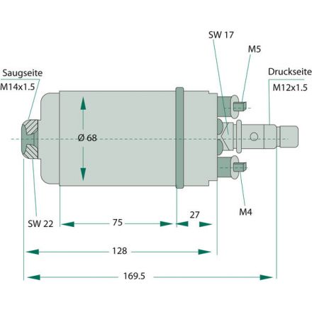 Bosch Diesel-Elektrokraftstoffpumpe