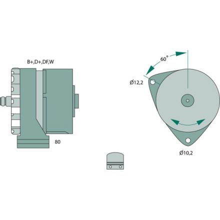 Generátor Bosch | 51 26101 9101, 51 26101 7101,