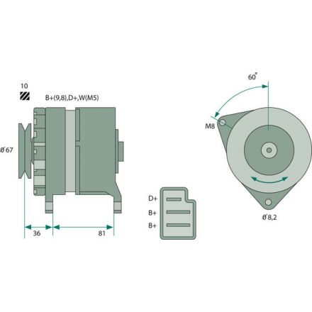 Generátor Bosch | K306549