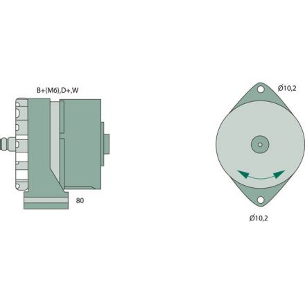 Generátor Bosch | 571515, 1117565, 326477, 279698