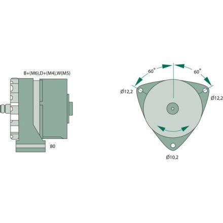 Generátor Bosch | 005 154 29 02, 005 154 29 02 80