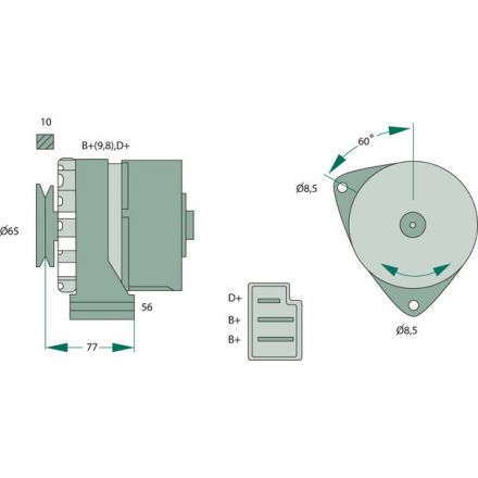 Generátor Bosch | 30800090021