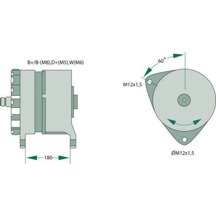 Generátor Bosch | 007 154 28 02, 007 154 28 02