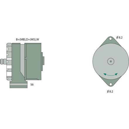 Generátor Bosch | AL81437, AL67176, AL78690