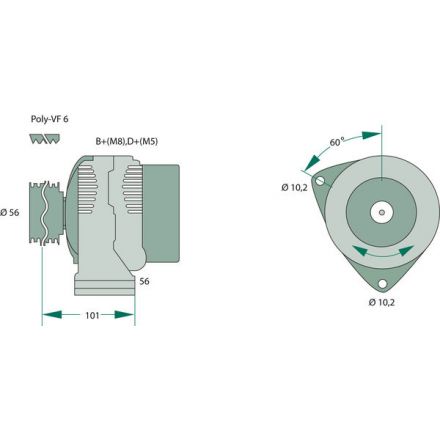 Generátor Bosch | 010 154 05 02, 010 154 05 02 80