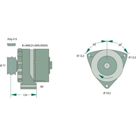 Generátor Bosch | 009 154 99 02, 009 154 99 02 80, 010 154 92 02, 010 154 92 02 80