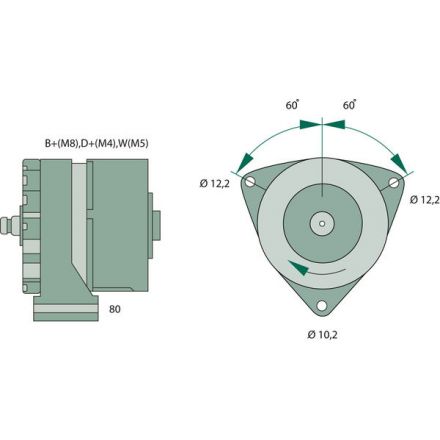 Generátor Bosch | 010 154 90 02, 010 154 90 02 80