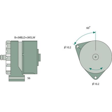 Generátor Bosch | 1177063, 1178607