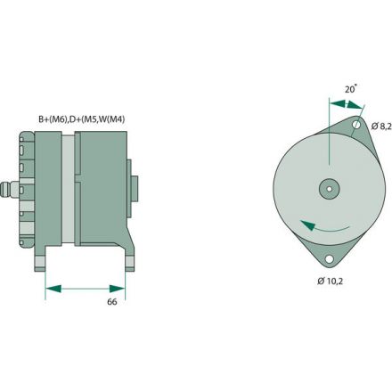 Generátor Bosch | 50 10 235 982, 50 01 833 946