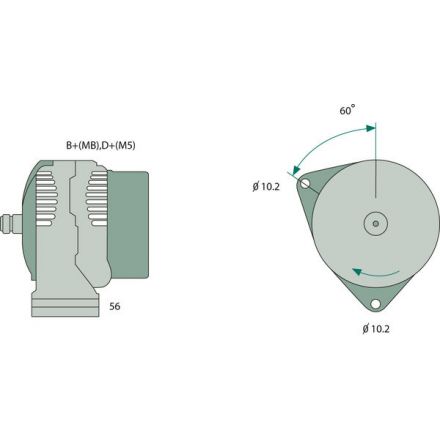 Generátor Bosch | AL111676, AL114093