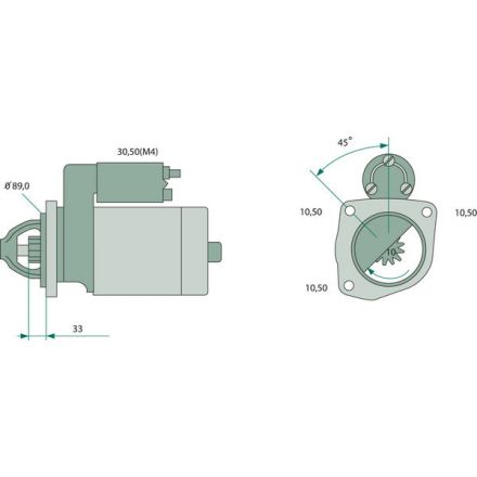 Startér Bosch | 0006853800, 180871.1