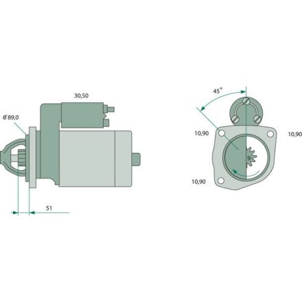 Startér Bosch | 32218193R91, 355557R92, 3218675R91, 3218677R91