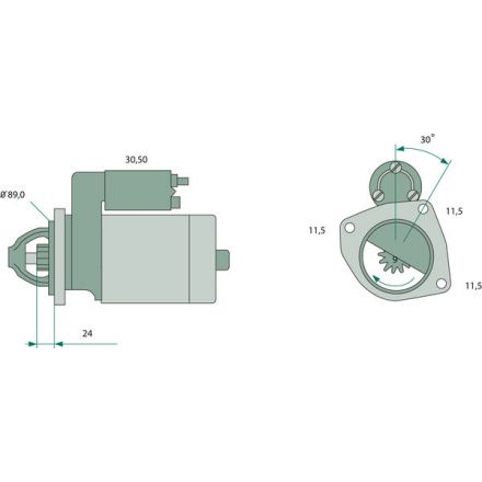 Startér Bosch | C000900060100, F165900060010, X830100004000, G514900060100