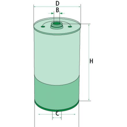 Filtr motorového oleje | D 15 E 170 HN