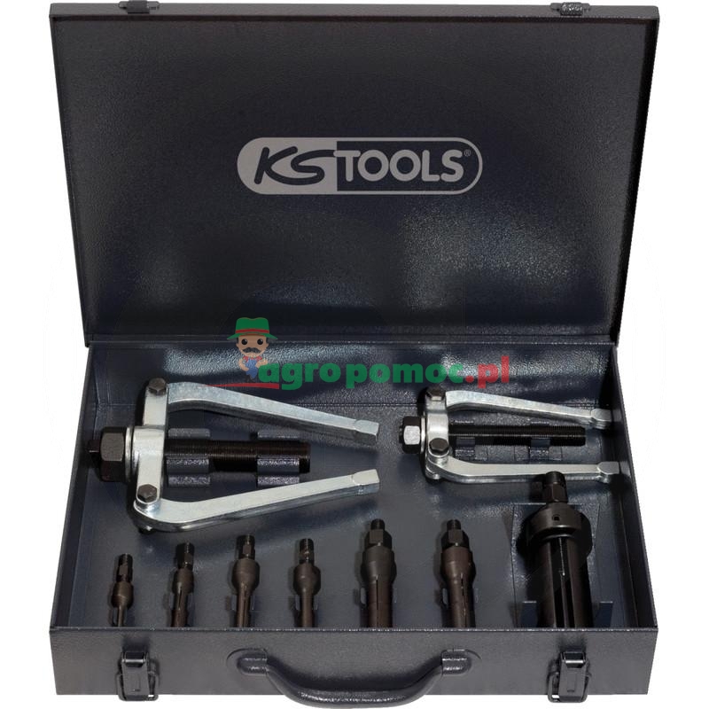 KS Tools Přesný vnitřní vytahovač - sada Ø 10,0 - 75,0 mm, 9 dílů.