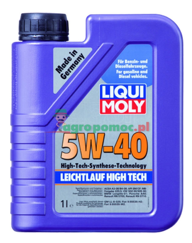 LIQUI MOLY Nízkootáčkový motorový olej High Tech 5 W-40