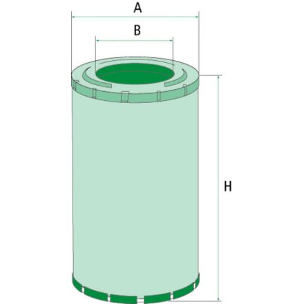 Vzduchový filtr Mann Filter | 47128156, 1930589