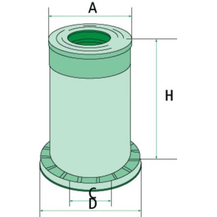 Vzduchový filtr Mann Filter | AF25341