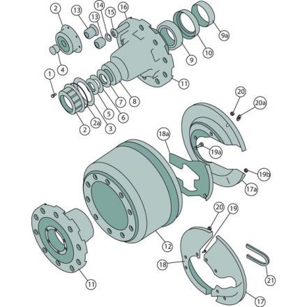 Ložisko kola Meritor | 99041045S