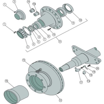 Kryt náboje Meritor | 21202627A