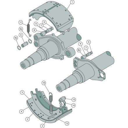 Brzdová čelist Meritor | 15206005B