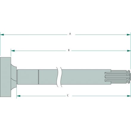 Vačkový hřídel Meritor | 21224795