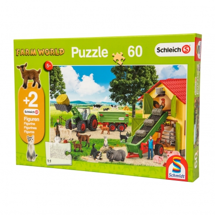 Puzzle, dovoz sena na farmu, Schmidt 60 dílků