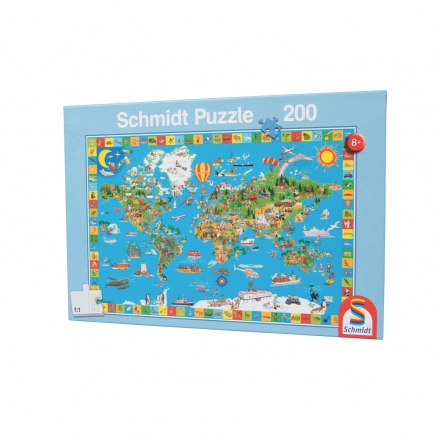 Puzzle, Tvoje barevná země, Schmidt 200 dílků