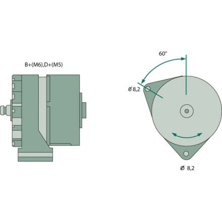 Generátor Bosch | 1171617, 1177481