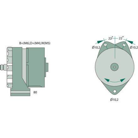 Generátor Bosch | 629949, 125 8700