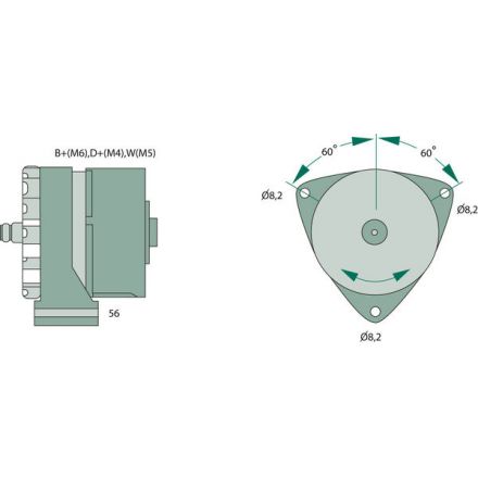 Generátor Bosch | 1171681, 1170731, 1178669, 3362189