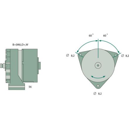 Generátor Bosch | 010 154 92 02