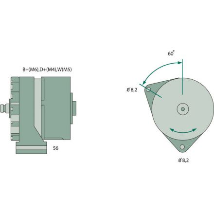 Generátor Bosch | 1172857