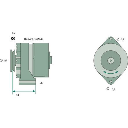 Generátor Bosch | AL35998, AL81436, AL67175