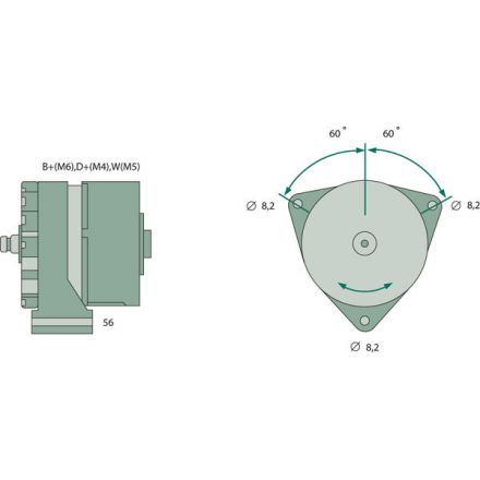 Generátor Bosch | 1172650