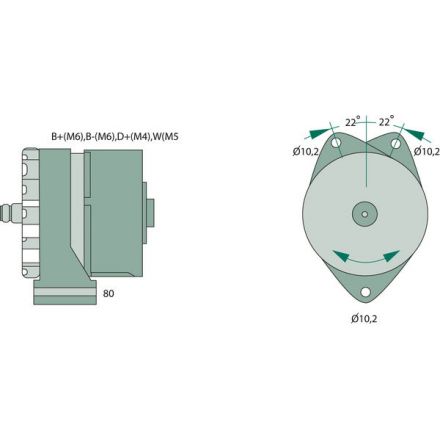 Generátor Bosch | 679444, 756343