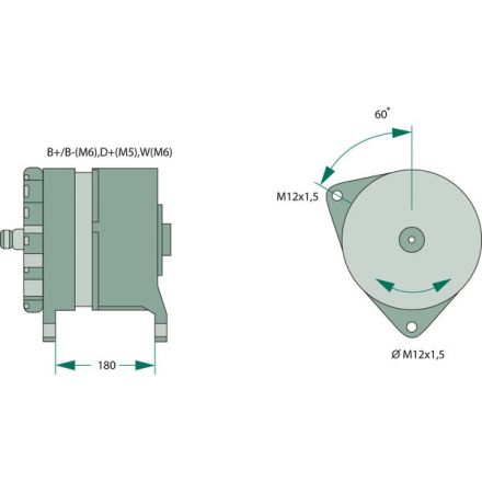 Generátor Bosch | 7 421 354 000, 008 154 78 02, 008 154 78 02 80