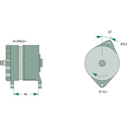 Generátor Bosch | 50 10 050 717, 50 10 149 022