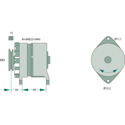 Generátor Bosch | 98417134, 98417133, 98417201