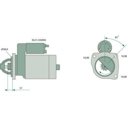 Startér Bosch | 245927C93