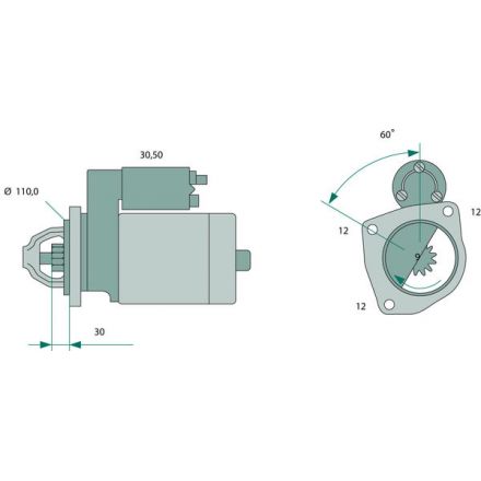 Startér Bosch | 500333271