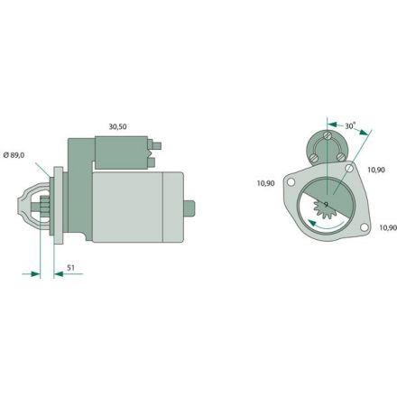 Startér Bosch | 003 151 87 01, 004 151 22 01, 004 151 58 01, 005 151 83 01