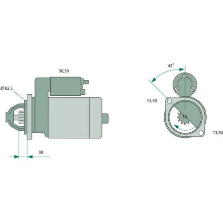 Startér Bosch | AL 62 690