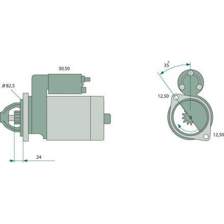 Startér Bosch | F139900060011, X830100008000