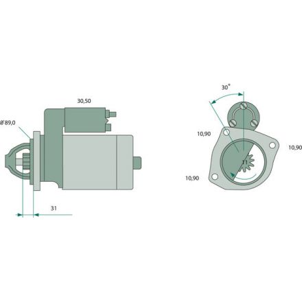 Startér Bosch | F926900060041, F926900060040