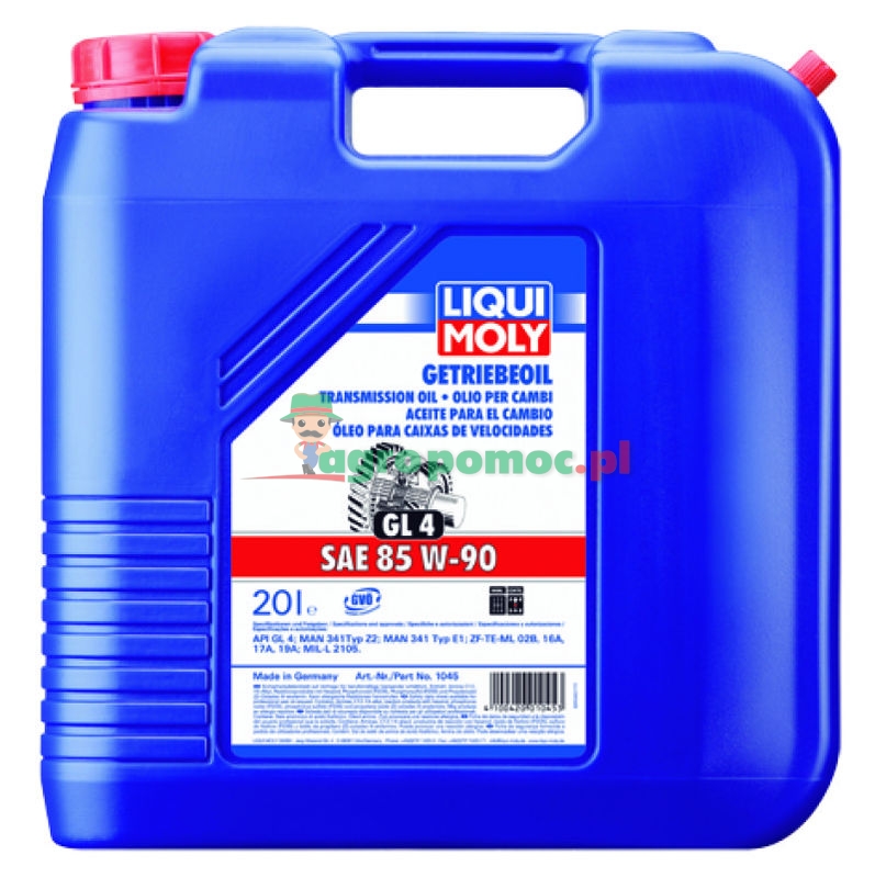 Hypoidní převodový olej LIQUI MOLY (GL) SAE 85 W-90