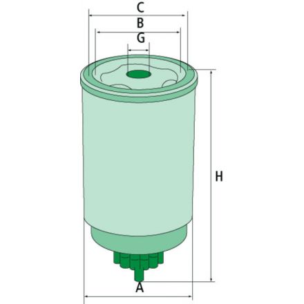 Palivový filtr Mann Filter | 01174483