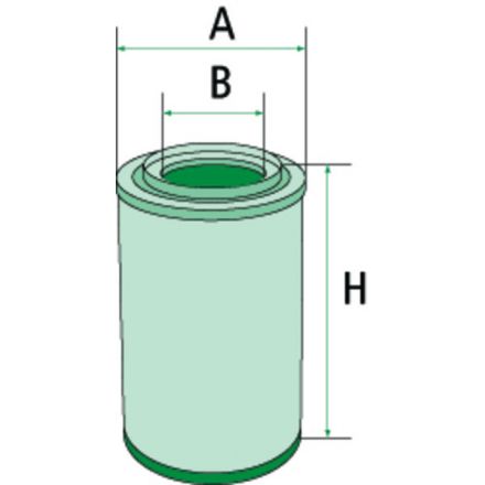 Vzduchový filtr Mann Filter | 04384102